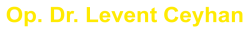 op.dr. levent ceyhan logo sarı